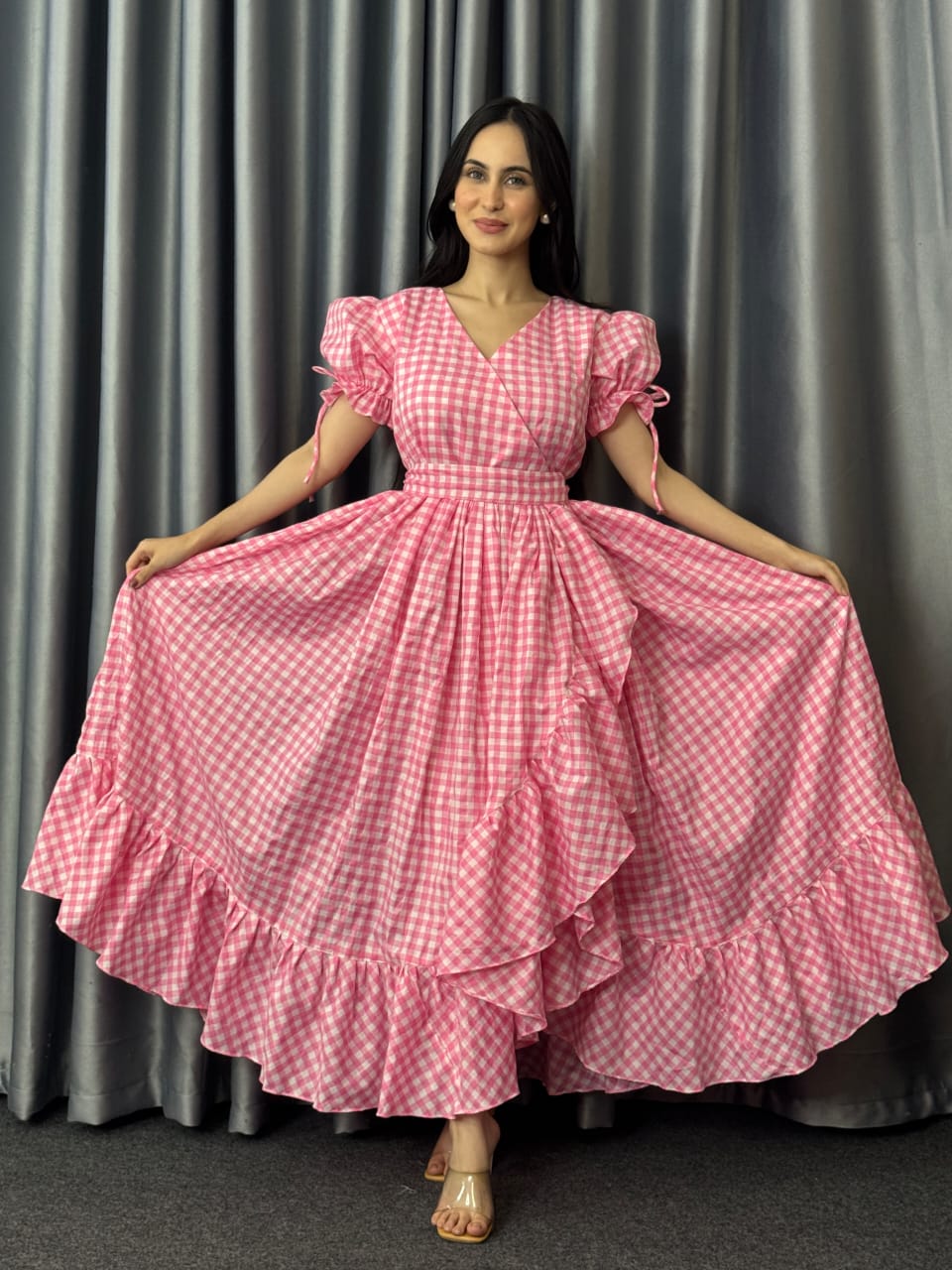 Premium Rafell Dress Pink colour